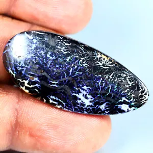 20,98 ct ausgefallen (37x17mm) (unbeheizt) Australien Felsbrockenmatrix Opal Edelstein - Bild 1 von 1