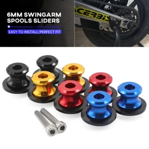 M6 Swingarm Spools Sliders For Street Triple 675 2007-2009 Daytona 675 2006-2010 - Picture 1 of 24