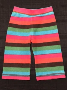 BabyGap Baby Girl Fleece Stripe Pants 6-12M - Picture 1 of 4
