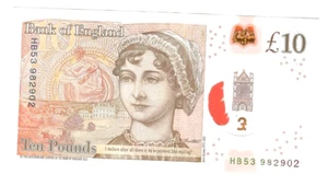 £10 Schein - Polymer - Jane Austen - Sarah John - selten! - HB53 - Guter Zustand. - Bild 1 von 1