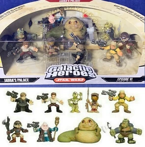Set figure Star Wars Galactic Heroes JABBA'S PALACE GUARDIA GAMORREAN bavaglino fortuna - Foto 1 di 12