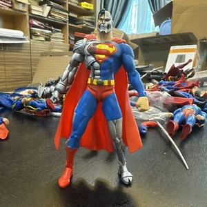 DC DIRECT DEATH OF SUPERMAN RETURNS SERIES CYBORG SUPERMAN FIGURE, SUPER CLEAN - Picture 1 of 3