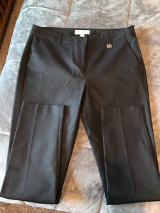Michael Kors Women's Dress Pants With Zipper, Black, Size 10 - Picture 1 of 7