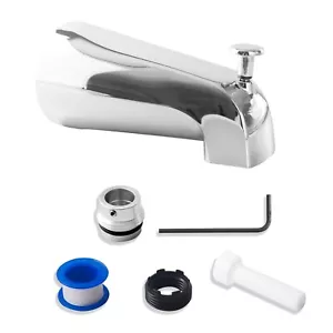 Top Diverter Tub Spout with 4 in 1 Adapter, Universal fit 1/2" Copper Slip, 1... - Picture 1 of 6