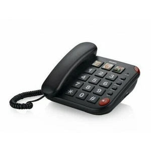 BRONDI Bravo 15 Czarny telefon Mocowany z zestawem głośnomówiącym - Zdjęcie 1 z 2