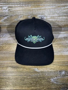 Wicked Weed Brewing Hat Cap Black Rope Style Black Brewery NWOT - Picture 1 of 6