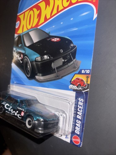 2026 Hot Wheels Super Treasure Hunt Honda Civic Custom Drag Racers
