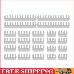 24 Stück 24Pin 8Pin 6Pin Kabelkamm für 3,0-3,6mm PC-Stromkabel Verdrahtung (Crem - Afbeelding 1 van 8