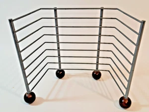 Disc Holder Storage DVD Tower Rack Steel Wire Stand Holds 8 DVDs Games - Picture 1 of 5