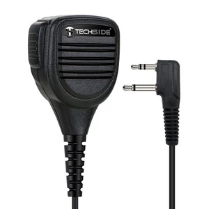 TechSide TSMIC-M Microfono Altoparlante da Spalla Impermeabile 2 Pin Midland ... - Zdjęcie 1 z 1