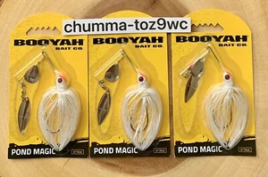 Booyah Pond Magic (Lot Of 3) Spinnerbait, Bass, Brand New! Free Shipping! NWT! - Picture 1 of 12