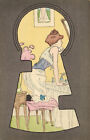 Pc Artist Signed, Morin, Art Nouveau, Risque, Lady, Vintage Postcard (B52171)