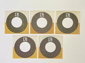 1970s Decca 45 7" Vintage Company Sleeve 5 Lot Original Record Sleeves - Imagen 1 de 2