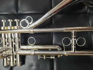 BerkeleyWind Bb FireBird Trumpet w/Trombone EZ Transpose Silver - Picture 1 of 12