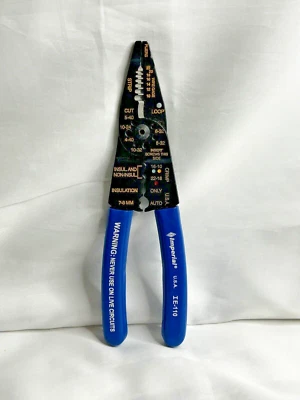 Imperial Tool IE-110 Blue Wire Stripper - Image 1 of 4