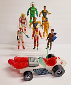 Lot of 8 Ghostbusters Figures Kenner 1980's Vintage & Ecto 500 Egon Venkman - Picture 1 of 24