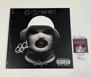 DISCO DE VINILO OXYMORON FIRMADO SCHOOLBOY Q NEGRO HIPPY TDE + CERTIFICADO DE AUTENTICIDAD JSA - Imagen 1 de 3