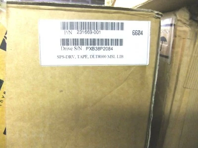 231669-001 231823-B21 154873-002 NEW 40/80GB DLT 8000 Low Voltage Differential/S - Image 1 of 2