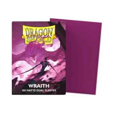 (100-Pack) Dragon Shield Standard Size DUAL MATTE Card Sleeves - WRAITH PURPLE - Image 1 of 2