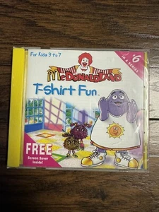 Vintage 1997 McDonaldLand PC CD-ROM T-Shirt Fun  By Expert Software McDonald's - Picture 1 of 4