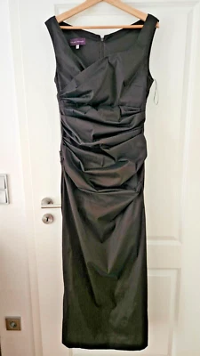 Cocktailkleid TALBOT RUNHOF  gr. 42 braun, mit Stola, wie neu! - Bild 1 von 4