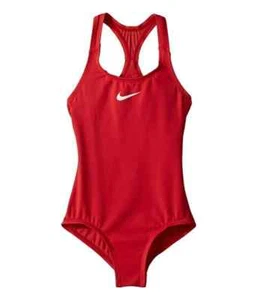 Nike One Piece Swimsuit Ember Glow Girl’s Size 10 L17501 - Picture 1 of 2