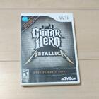 Nintendo Wii Game soft North American ver. GUITAR HERO METALLICA