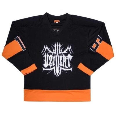 Lil Uzi Vert Luv Is Rage Black Hockey Jersey Tour Merch - Size 2X-Large