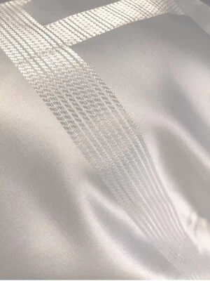 3 PC Hotel Collection STRUCTURE F/Queen Geometric Comforter/Standard Shams White - Image 1 of 4