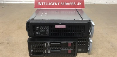 HP D2200sb 6TB BL460c Gen8 2x E5-2670 128GB 2x 146GB Blade Configuration - Image 1 of 2