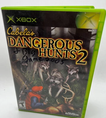 2 Game Lot Cabela's Dangerous Hunts 2 (Xbox, 2005) & •Big Game 2005 Lot - Image 1 of 4