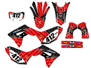 2021-2024 CRF 450 RL RACE SERIES Red Senge Graphics Kit Compatible with Honda - Picture 1 of 10