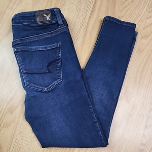 American Eagle Super Stretch High-Rise Jegging blaue Damenjeans Gr. 4 S W28 x L28 - Bild 1 von 11