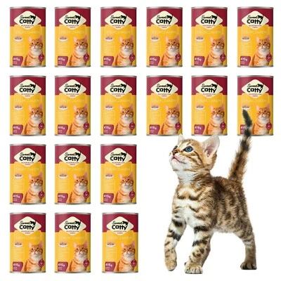 30 x 415g Katzenfutter Sweet Catty Huhn Nassfutter Stückchen in Soße - Bild 1 von 4