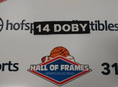 CLEVELAND INDIANS LARRY DOBY #14 COMMEMORATIVE PATCH 1.5X5 INCHES! - Image 1 of 2