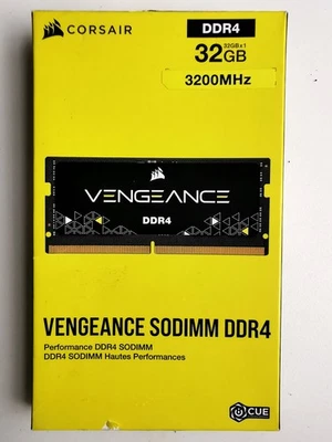 FAULTY Corsair Vengeance 32GB DDR4 Laptop RAM Memory 3200MHz CMSX32GX4M1A3200C22 - Image 1 of 4