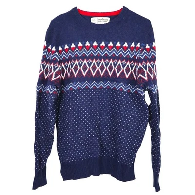 Suéter Mezcla Lana Nórdica Mediana Mezcla Lana Pullover Isla Justa Invierno Otoño Para Hombres Foto 1 de 4