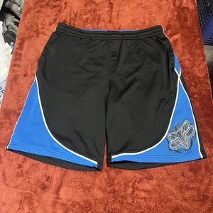 Fox Racing Shorts Herren XL schwarz blau Mesh Athletic Logo Kordelzug Basketball - Bild 1 von 5