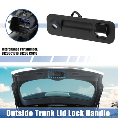 Manija de bloqueo de tapa de maletero exterior 81260-C1010 apta para Hyundai Sonata 2015 2016 2017 Foto 1 de 4
