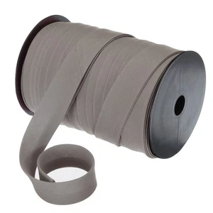 1 Inch Double Fold Bias Tape Continuous Bulk Bias Tape (Brown 55 Yards) - Picture 1 of 6