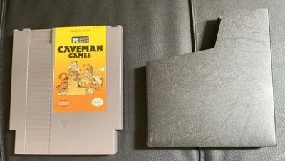 Caveman Games NES Sports Party VTG Retro Prehistoric Game And Sleeve - Image 1 of 4