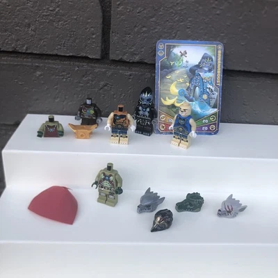 Lego Legends Of Chima Minifig Parts Lot Gorzan, Creminis, Lion &crocodile Tribe - Image 1 of 4