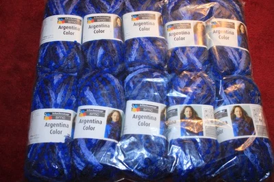 Lote de 10 hilos Schachenmayr SMC ARGENTINA COLOR azul Foto 1 de 4