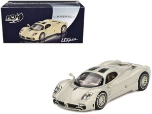 Pagani Utopia Presentación Grigio Rinascimento Plata 1/64 Diecast Modelo Coche por - Imagen 1 de 2