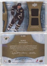 2009 Upper Deck Artifacts Frozen Jersey/Patch /35 Mike Modano #FA-MO Patch HOF