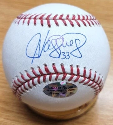 Autographed JAVIER VAZQUEZ  Official  Major League Baseball MLB Hologram - Image 1 of 2