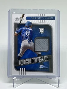 2021 Panini Absolute Zach McKinstry #TM-ZM RC Rookie Threads Los Angeles Dodgers - Picture 1 of 2