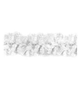 2.7m White Glacier Pine Christmas Garland - Picture 1 of 2