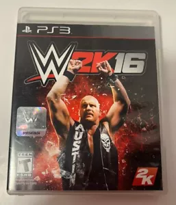 WWE 2K16 (Sony PlayStation 3, 2015) PS3 Completo con Manual PROBADO CIB Stone Cold - Imagen 1 de 4