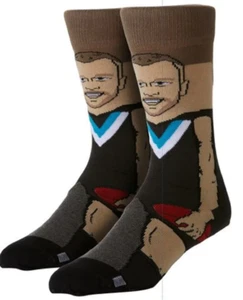 Port Adelaide Power Robbie Gray Official AFL Ex Player Youth Nerd Socks 2-7 - Picture 1 of 1